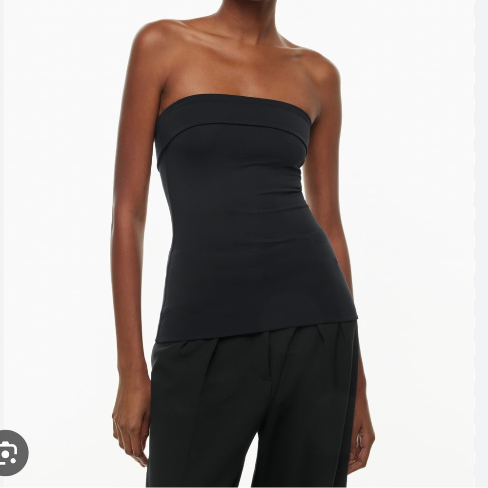 Aritzia Contour Foldover Tube Top